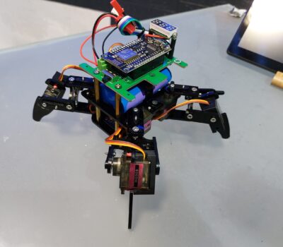 4-Bein-Spider-Roboter: Bauanleitung und Demonstration