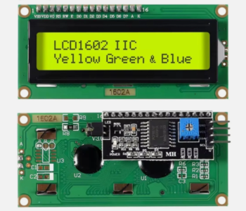 LCD 1602 I2C Grün Display HD44780 Anzeige Bildschirm 16x2