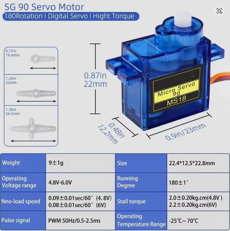 SG90 Micro Motor3