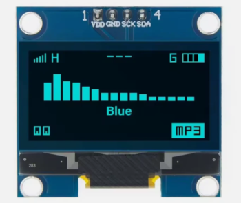 SH1106 DTU ESP 1.3 "oled Display Modul Blau Farbe