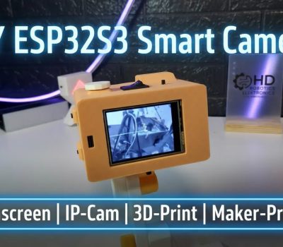 ESP32S3 DIY Smart Camera mit Touchscreen, IP-Cam & 3D-Gehäuse