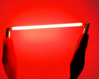 5 x 3 V, 38 mm, LED-Filament, LED Stick Rot