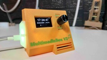 📻 MultimediaBox V2 – ESP32-S3 Smart Radio & Wetterstation 3D-Druck Gehäuse (PLA)
